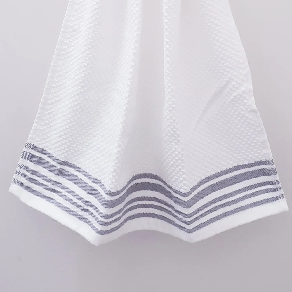 #9067 NEW! SILVER or WHITE Hang'N'Snap HAND Towel 🤍Select snap